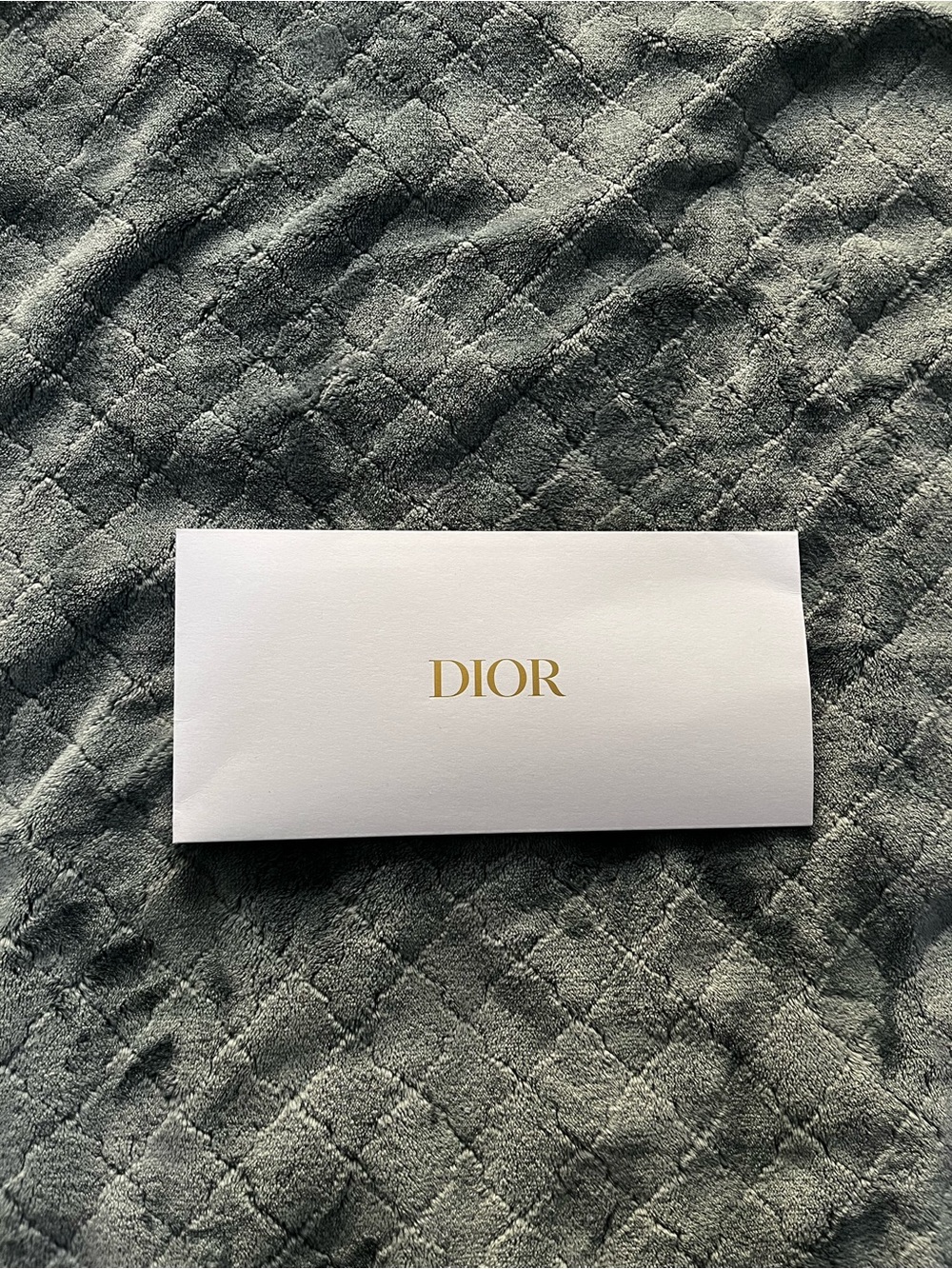 Dior White Receipt‎ holder